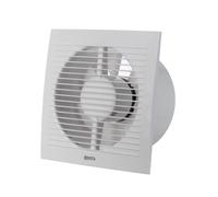 EExxx - Ventola da parete per bagno e cucina, diametro 100, 125, 150 mm, Bianco