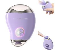 EEYZD Tagliaunghie elettrico automatico 2 in 1,tagliaunghie ricaricabile tramite USB,estrattore di polvere per unghie,contenitore clip unghie per assistenti,bambini,anziani,adulti,Viola