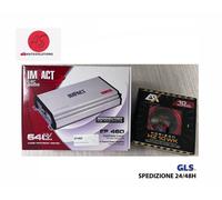 EF 460-AMPLIFICATORE IMPACT 640W max -2-3-4- CANALI + KIT CAVI ESX PER IMPIANTO