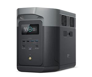 EF ECOFLOW DELTA 2 Max Espandibile 2-6kWh Centrale elettrica portatile, Batteria LFP 3000 cicli, C Solare 80% di carica in 1 ora, Fino a 3000W di uscita, Generatore solare silenzioso