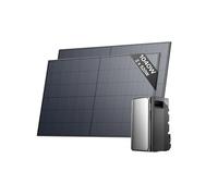 EF EcoFlow Kit STREAM MAX Batteria 1,92 KWh con Pannello Solare Rigido 520W*2 Ingresso Solare 1800W (2MPPT), Porta CA 1200W, Microups 800W Integratis, Controllo Intelligente AI