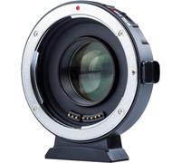 EF-M2II Adattatore per obiettivo in metallo, Auto-focus 0,71x Speed-Booster compatibile con Canon EF obiettivi a fotocamere M4/3 Iumix/oIympus/BMPCC (MFT-mount)