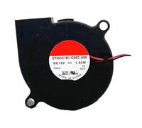 EF50151B1-C02C-A99 Ventola di raffreddamento DC12V 1,92W 50x50x15mm 2 fili
