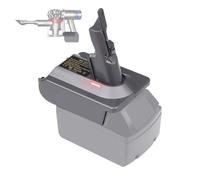 EFAITHLIFE Adattatore Batteria per Dewalt Convertitore di Batteria per Dyson V7 e V8, Ricambio per Dyson V7/V8 Serie Completa, Adatto a Motorhead, Animal, Fluffy Vacuum Cleaner