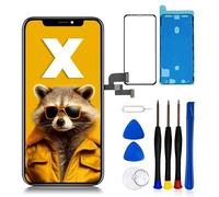 EFAITHLIFE Kit di Sostituzione dello Schermo iPhone X 5,8”, Touchscreen 3D e Schermo LCD, Compatibile con A1865, A1901, A1902, con Strumenti di Riparazione Completi e Protezione dello Schermo