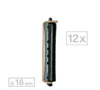 Efalock Arricciatore permanente corto Nero/Grigio Ø 16 mm, Per confezione 12 pezzi