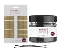 Efalock Professional Hairstyling Forcine e fermagli per capelli Forcine per capelli Duchesse lunghezza 7 cm Marrone 500 g