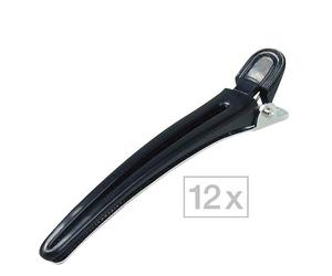 Efalock Fermagli per capelli Nero, Per confezione 12 pezzi