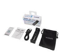 XTAR MC1P - Caricabatterie micro USB, Li-Ion, 1 slot, display