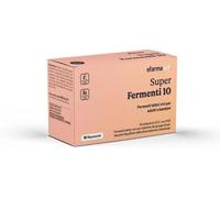 eFarmaLab Super Fermenti Flaconcini con 3 Ceppi Probiotici, FOS e Vitamine B per il Riequilibrio Intestinale 10 Flaconcini Monodose