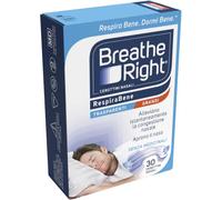 Efas Breathe Right Respirabene Trasparenti - 30 Cerottini Nasali Grandi