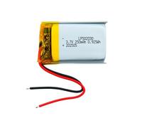 efaso 502030 Batteria 3,7 V 250 mAh senza spina - Dimensioni: L 30 B 20 T 5 mm compatibile con display Bosch Intuvia BUI255