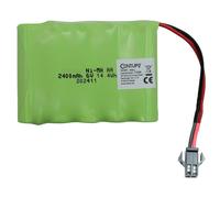 EFASO Akku NIMH Ricaricabile 6V 2400mAh AA RC HBX SM 2P 2 PIN