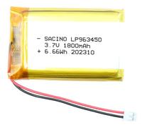 963450 3,7 V 1800 mAh, PCM, JST PH2.0-2P