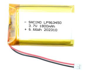 EFASO Batteria Lipo 3.7V 963450 1800mAh ricaricabile ai polimeri di litio JST PH2.0-2PIN spina PIN Distanza 2mm