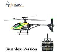 efaso Elicottero RC V912 con motore brushless - 2,4 GHz, 4 canali, elicottero Gyro a lama singola completamente RTF
