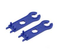 EFASO Set di 2 chiavi inglesi solari MC4, 2 pezzi, strumenti di montaggio per connettori MC4, chiavi solari per scollegare spina e presa, blu