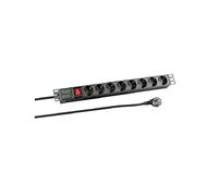 EFB 19 1HE Steckdosenleiste 8xCEE 7/3 mit Schalte NUOVO