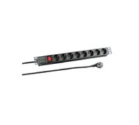 EFB 19 1HE Steckdosenleiste 8xCEE 7/3 mit Schalte NUOVO
