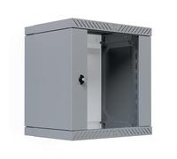 EFB 19" - Alloggiamento da parete X-Rack con porta in vetro, 400-600 mm, 12U, colore: Grigio