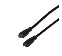 EFB CABLE USB-C M/H USB3.2 GEN2 C-C 0,2M, 10GBIT NEGRO