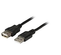 EFB - Cavo di prolunga USB 2.0 maschio tipo A a femmina classica, 0,5 m, colore: Grigio