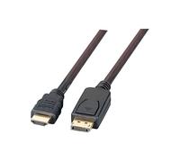 EFB DisplayPort/HDMI - Cavo FullHD A-A St-St, 2 m, colore: Nero