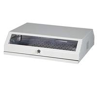 EFB-Elektronik 19" Alloggiamento da Parete 3U Verticale + 5HE Orizzontale, RAL7035
