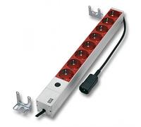 EFB Elektronik 691698 8AC outlet(s) Rosso, Bianco prolunghe e multiple