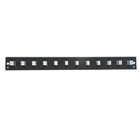 EFB-Elektronik Bestückte Frontblende mit 12 x LC Duplex Kupplung OS2 Schwarz (SB-FP-S-12SC-S-OS2) Marca