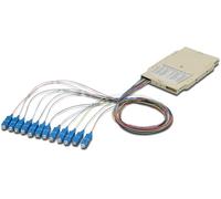 OEM Cassetta di giunzione attrezzata con 12 pigtail fibra monomodale OS2 SC 9/12