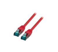 EFB-Elektronik Cavo patch RJ45 Cat.6A S/FTP FRNC - 30 m - rosso