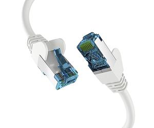 EFB-Elektronik Cavo patch RJ45 con cavo CAT7, bianco, 1,5 m