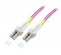 EFB-Elektronik Duplex Jumper LC-LC 50/125,OM4,LSZH,Erikaviolett,2.0mm,1.5m