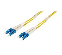 EFB Elektronik Duplex Jumper LC-LC 9/125, OS2, LSZH, gelb, 2.0mm, 0,5m