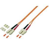 EFB-Elektronik Duplex Jumper SC-SC 50/125, OM3, LSZH, Aqua, 3.0 mm, 15 m