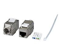 EFB-Elektronik INFRALAN E-200100 - Ingresso modulare RJ-45, Colore: Argento