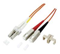 EFB ELEKTRONIK O0314.1 CABLE DE FIBRA OPTICA 1 M OM3 LC SC TURQUESA