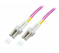 EFB ELEKTRONIK O0319.1,5 Cable DE Fibra OPTICA 1,5 M OM4 LC Violeta