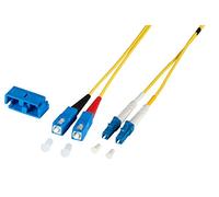 EFB ELEKTRONIK O0360.10 CABLE DE FIBRA OPTICA 10 M OS2 LC SC AMARILLO