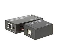 EFB-Elektronik - Prolunga USB 2.0 Cat.5e/6, 100 m, 4 porte, con alimentatore di rete