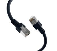 EFB-Elektronik RJ45 S/FTP Cat5e Network Cable 1 m SF/UTP (S-FTP) Black - Network