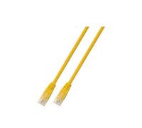 EFB-Elektronik RJ45 UTP Cavo Patch sovrastampato, 2,0 m Giallo, ECOLAN Cat,6