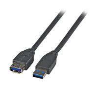 EFB ELEKTRONIK USB 3.0 A/A 3M CABLE USB 3.2 GEN 1 (3.1 GEN 1) USB A NEGRO