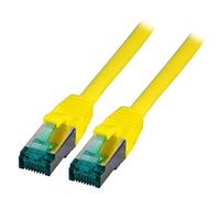 EFB RJ45 CABLE DE RED S/FTP, CAT.6A, LSZH, 0,15M, AMARILLO