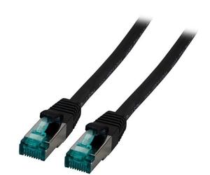 EFB RJ45 CABLE DE RED S/FTP, CAT.6A, LSZH, 1,5M, NEGRO