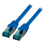 EFB - Cavi di Rete, Cavo patch RJ45 SFTP Cat6A LSZH blu lunghezza 3 m 4x2xAWG277 secondo TIAEIA568B schermato standard di trasmissione 10Gbit