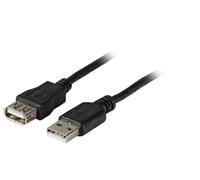 EFB USB 2.0 Extension Cable Male Type A to A Female 1.8 m Black