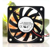 EFB0612HHA DC12V 0.25A 6010 6cm 60x60x10mm Double Ball Cooling Fan