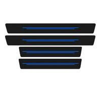 EFBCWQXUI 4 Pezzi Protezioni battitacco Auto, per VW Golf 7 MK7 Polo T-ROC Tiguan Adesivi AntiGraffio battitacco Auto Benvenuto Pedaliera Protezione Accessori,B